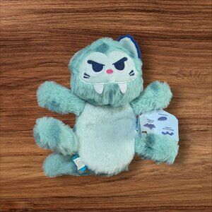 Plush Bark Snobber-Tooth Tiger Dog Toy 7" Soft Durable Chew Play Pet Gift Size L